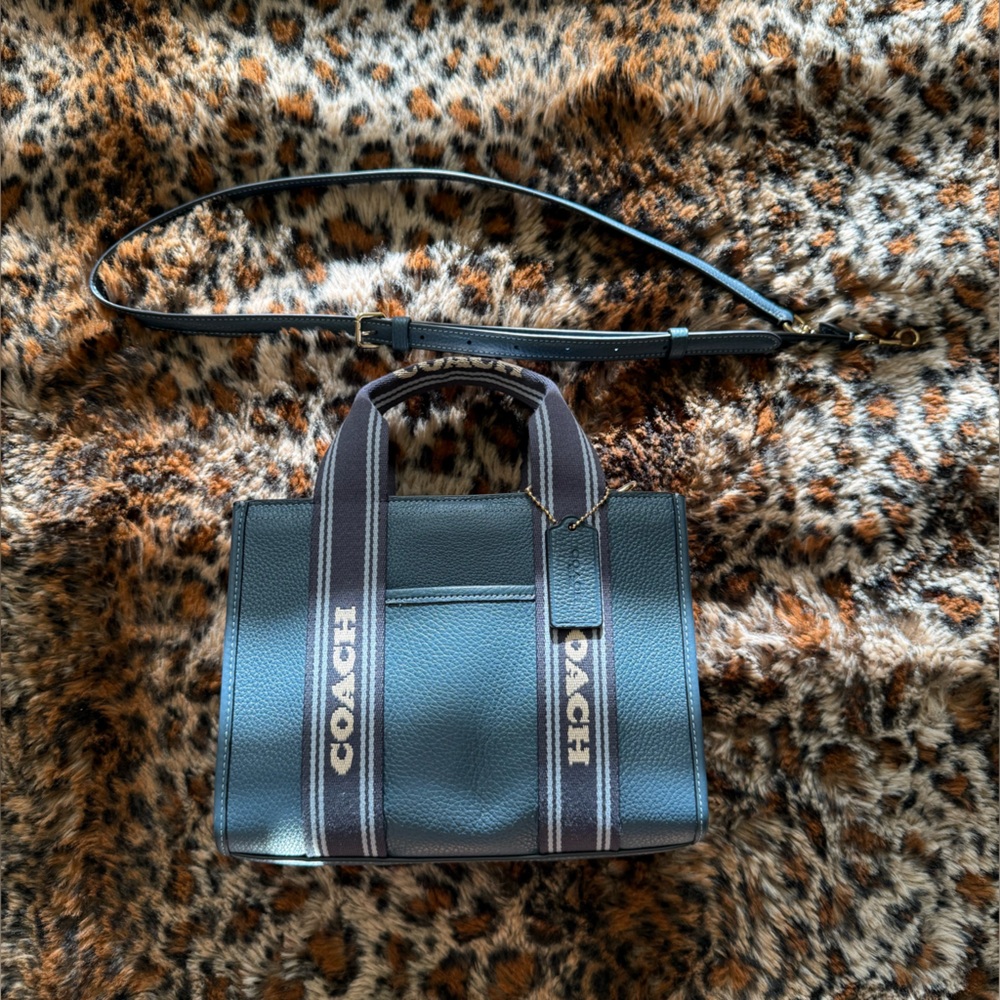 Coach Black and Brown Men's Messenger Bag